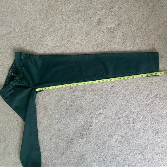 Moss Green Low Rise Skinny Jeans - Picture 9 of 10